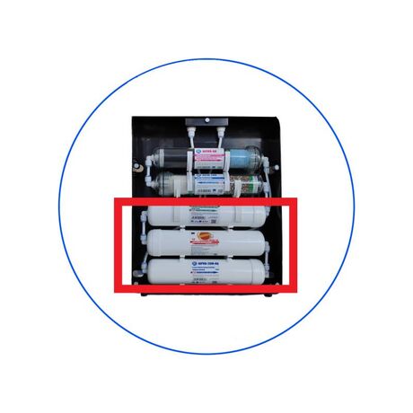 Ανταλλακτικό Σετ 3 τεμ Excito-HF-CRT Πολυπροπυλενίου, Ρητίνης Soft , KDF της Aqua Filter