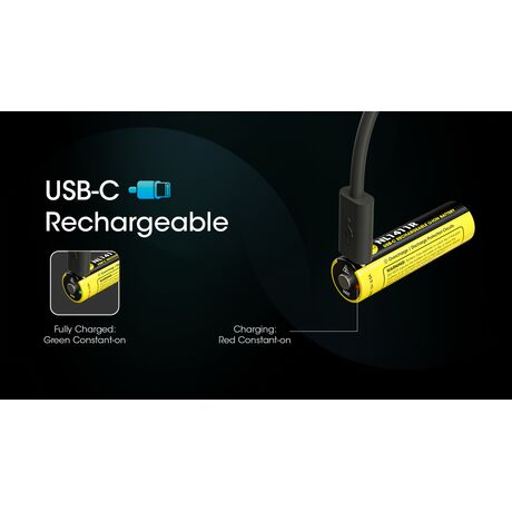 ΜΠΑΤΑΡΙΑ NITECORE NL1411R , 1100mAh