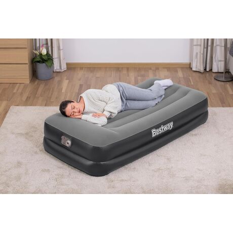 BESTWAY TriTech 191x97x46cm Twin Built-in AC pump, Φουσκωτό Στρώμα Ύπνου Μονό με Εσωτερική Τρόμπα, 67401