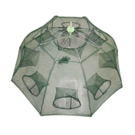 Πτυσσόμενη παγίδα ψαρέματος - Κιούρτος με 12 εισόδους - 831358 Πτυσσόμενη παγίδα ψαρέματος - Κιούρτος με 12 εισόδους - 831358