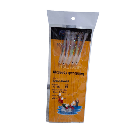 Τσαπαρί ψαρέματος - No.10 - 5pcs - 31931