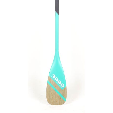 Κουπί SUP ρυθμιζόμενο 160-215cm Full Carbon με Bamboo λεπίδα – Silica SCK