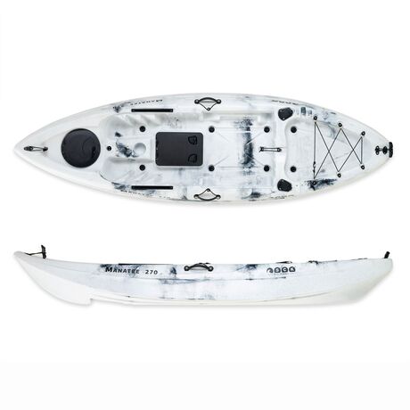 SCK Manatee 270 μονοθέσιο SOT καγιάκ |  Άσπρο-Μαύρο