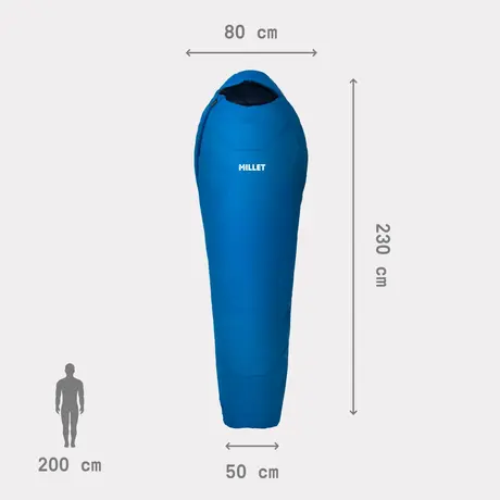 MILLET Baikal 750 Long, Καλοκαιρινός Yπνόσακος, MIC1134_N4333D /Blue