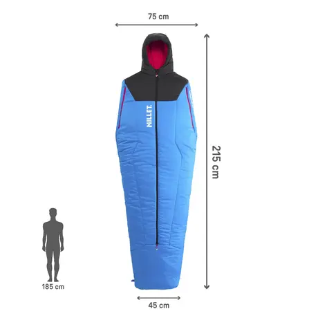 MILLET Bassons -10 ° Reg, Χειμερινός Υπνόσακος, MIC1159_N3175 /Blue