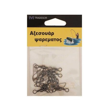 Στριφτάρια με παραμάνα ασφαλείας - No.2 - 10pcs - 830124