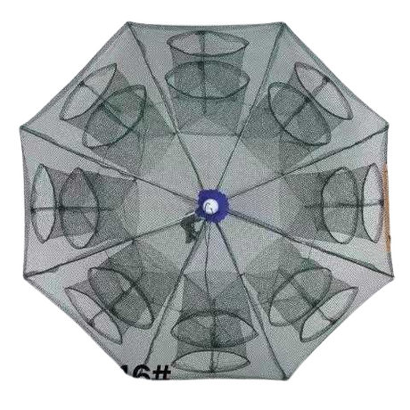 Πτυσσόμενη παγίδα ψαρέματος - Κιούρτος με 16 εισόδους - 931354