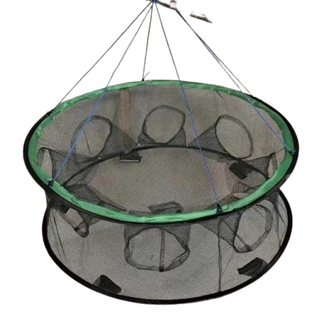 Πτυσσόμενη παγίδα ψαρέματος - Κιούρτος με 8 εισόδους - 70x26cm - 931379