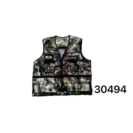 Αδιάβροχο γιλέκο ψαρέματος με θήκες - One sized - 930494