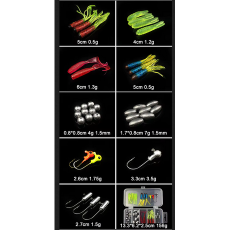 Σετ αξεσουάρ ψαρέματος σε θήκη - 37 - 831830