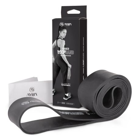Λάστιχo Αντίστασης Rubber Loop Band Ultra Heavy – Μαύρο 96611