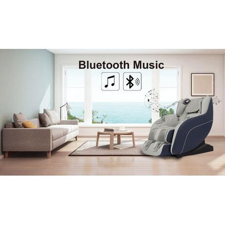 Πολυθρόνα Μασάζ Life Care by i-Rest SL-A196-2 (Γκρι/Μπλε) Μ-833-BL