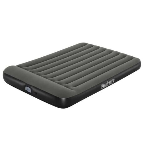 BESTWAY Airbed Queen Built-In DC Pump 2.03x1.52x30cm, Φουσκωτό Στρώμα Ύπνου Διπλό με Εσωτερική Τρόμπα, 67930