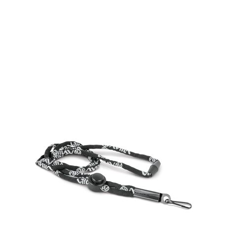 Κορδόνι Ασφαλείας Σφυρίχτρας Whistle Lanyard - Μαύρο 44066