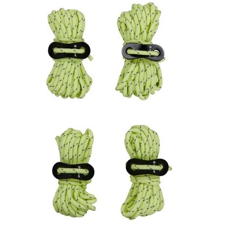 OZTRAIL Glow In The Dark Guy Rope 4 Pack, Σετ 4 Σχοινάκια για Κάμπινγκ, 10001900