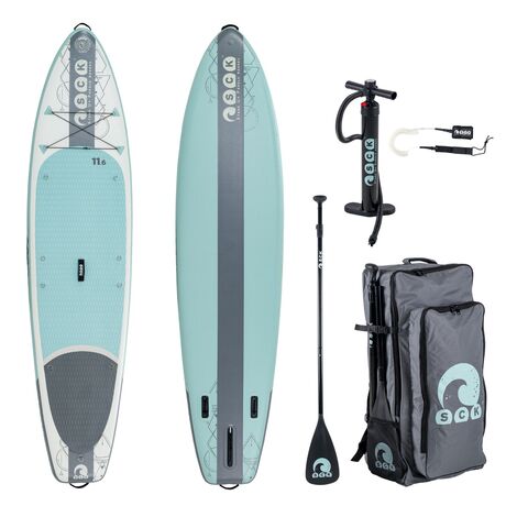 SCK φουσκωτή σανίδα SUP Mare Nero 11'6" πακέτο Γκρι