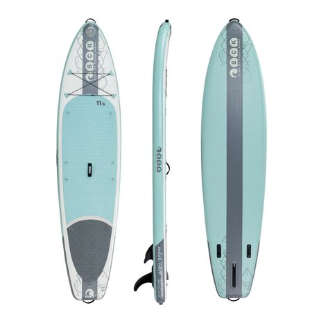 SCK φουσκωτή σανίδα SUP Mare Nero 11'6" πακέτο Γκρι