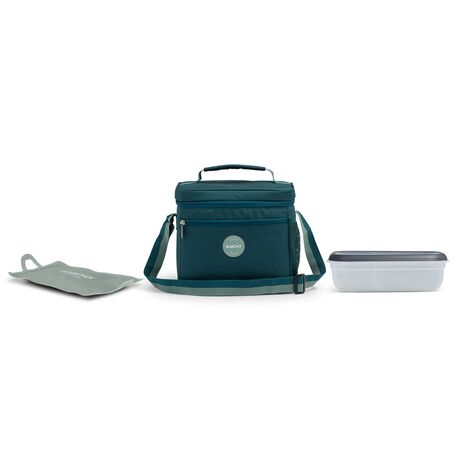 IGLOO SQUARE LUNCH 9 CAN BUNDLE  (περιλαμβάνει φαγητοδοχείο και μαλακή παγοκύστη) MIDNIGHT BLUE