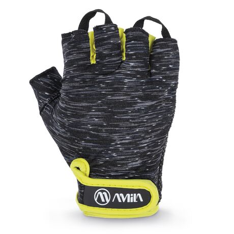Γάντια Άρσης Βαρών PE Lycra XL – Μαύρο / Κίτρινο 95614
