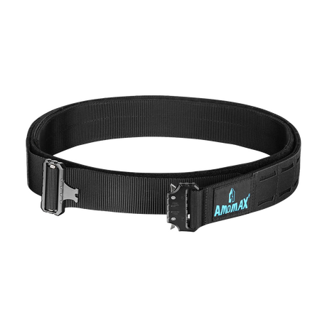 Ζώνη Επιχειρησιακή AMOMAX, Molle, Διπλή, Black, LG Ζώνη Επιχειρησιακή AMOMAX, Molle, Διπλή, Black, LG