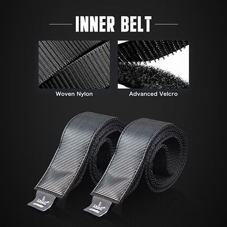 Ζώνη Επιχειρησιακή AMOMAX, Molle, Διπλή, Black, MD Ζώνη Επιχειρησιακή AMOMAX, Molle, Διπλή, Black, MD