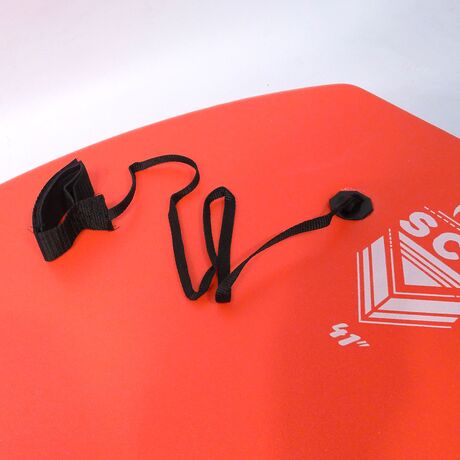 Bodyboard 41'' με leash καρπού κόκκινο Bodyboard 41'' με leash καρπού κόκκινο