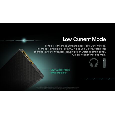 POWER BANK NITECORE CARBO 10000 Carbon Fiber, Fast Charge