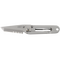 CRKT K.I.S.S. SILVER W/TRIPLE POINT SERRATIONS