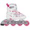 Nijdam Inline Skates Ρυθμιζόμενα "White Wedge"