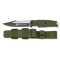 ΜΑΧΑΙΡΙ K25 tactical knife. Green rubber grip bl.11.5cm, 32758